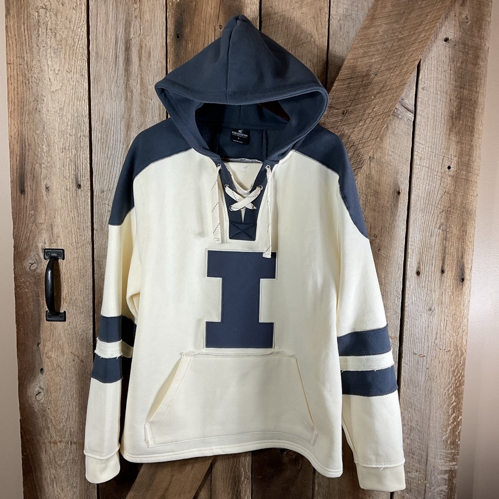 Colosseum Men's Illinois Fighting Illini Lace-Up 4.0 Pullover Hoodie